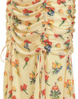 AMANDINE MAXI DRESS IN  YELLOW VERSAILLES GARDEN CHIFFON