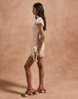 SILENTIUM MINI DRESS IN IVORY LACE