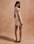 SILENTIUM MINI DRESS IN IVORY LACE