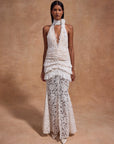 BONITA MAXI DRESS IN WHITE COTTON LACE