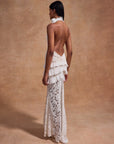 BONITA MAXI DRESS IN WHITE COTTON LACE