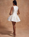 SENTIDO MINI DRESSIN IVORY TWILL