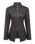 EZRA JACKET IN BLACK LEATHER