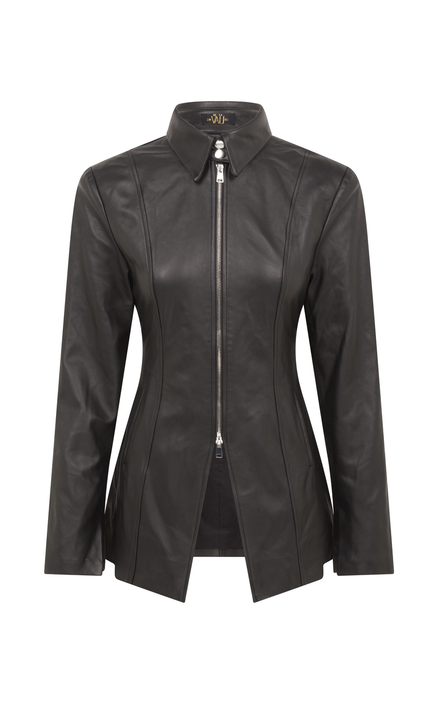 EZRA JACKET IN BLACK LEATHER