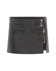 EZRA SKIRT LEATHER BLACK