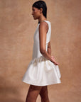 SENTIDO MINI DRESSIN IVORY TWILL