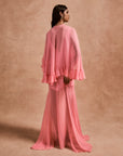 PRECIOSO CAPE IN BALLET SILK CHIFFON